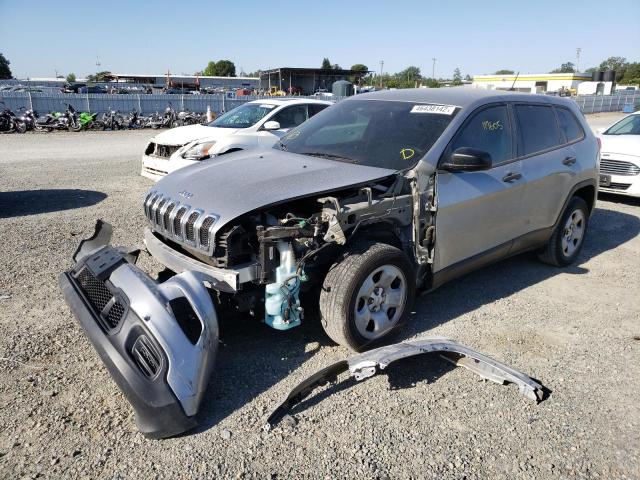 Photo 2 from auction – 2016 JEEP CHEROKEE S with VIN 1C4PJLAB6GW207707