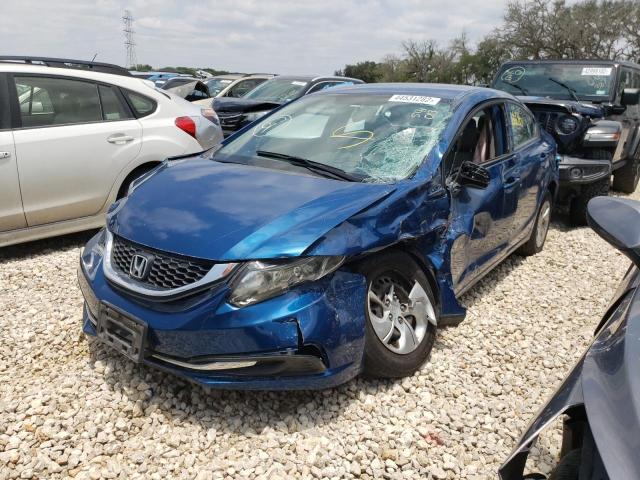 Photo 2 from auction – 2015 HONDA CIVIC LX with VIN 2HGFB2F54FH541013