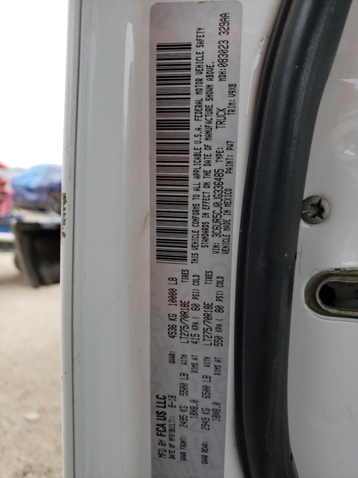 Photo 10 from auction – 2018 RAM 2500 ST with VIN 3C6UR5CJ0JG336485