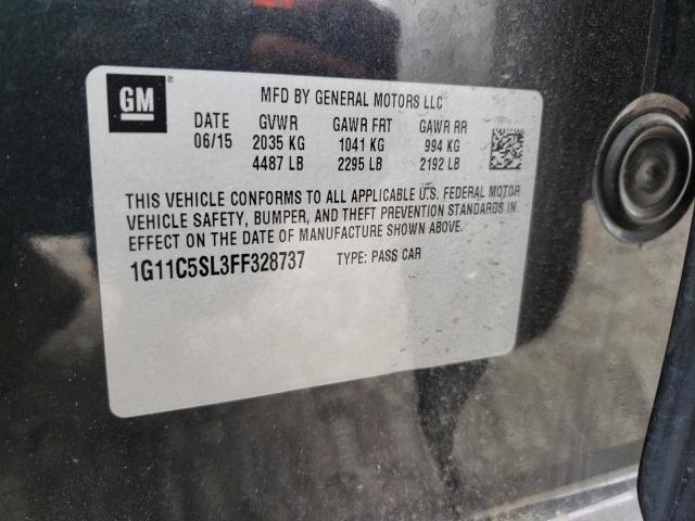 Photo 10 from auction – 2015 CHEVROLET MALIBU 1LT with VIN 1G11C5SL3FF328737