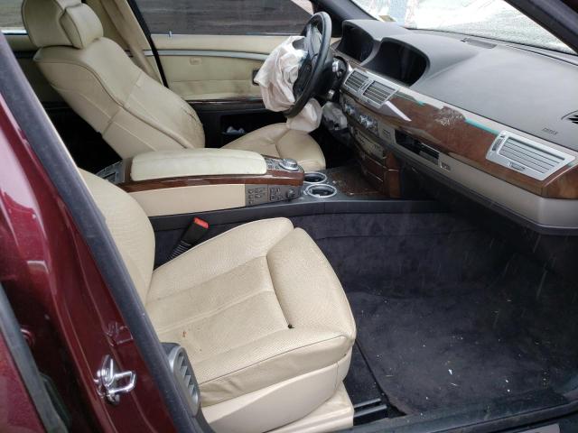 Photo 5 from auction – 2008 BMW 750 LI with VIN WBAHN83538DT84965