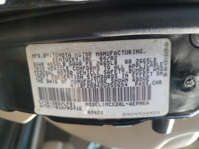 Photo 10 from auction – 2002 TOYOTA AVALON with VIN 4T1BF28B42U255654
