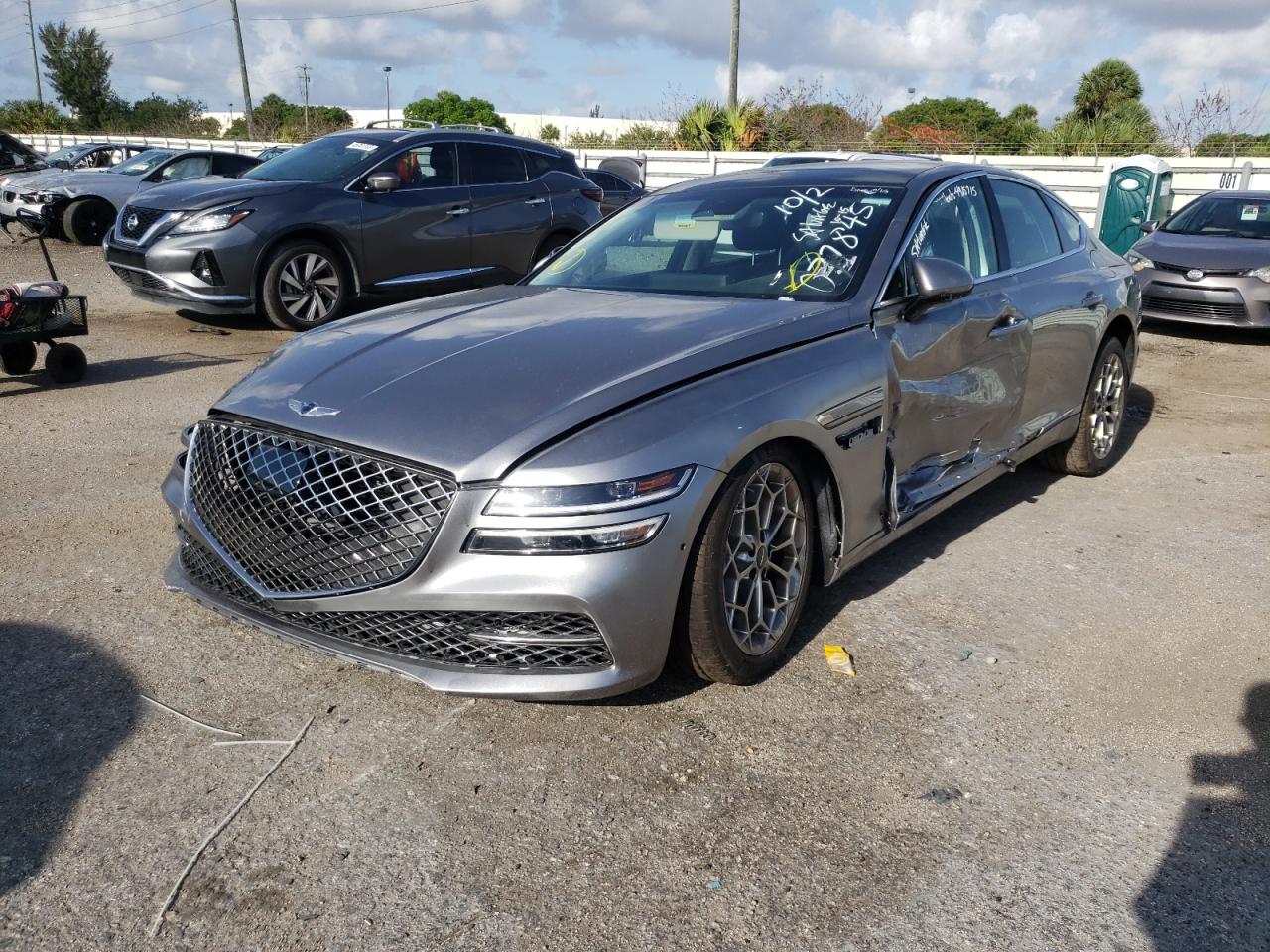 Photo 2 from auction – 2021 GENESIS G80 BASE with VIN KMTGB4SC9MU077845