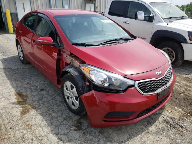 KIA FORTE LX 2015 with VIN KNAFX4A61F5366896 - Photo from auction