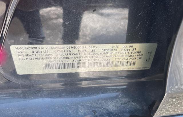 Photo 10 from auction – 2008 VOLKSWAGEN JETTA WOLF with VIN 3VWRJ71K28M127531