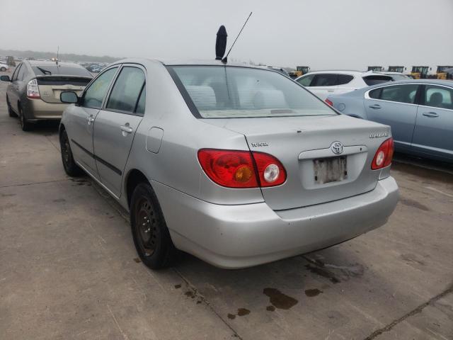 Photo 3 from auction – 2003 TOYOTA COROLLA CE with VIN 1NXBR32E33Z189647