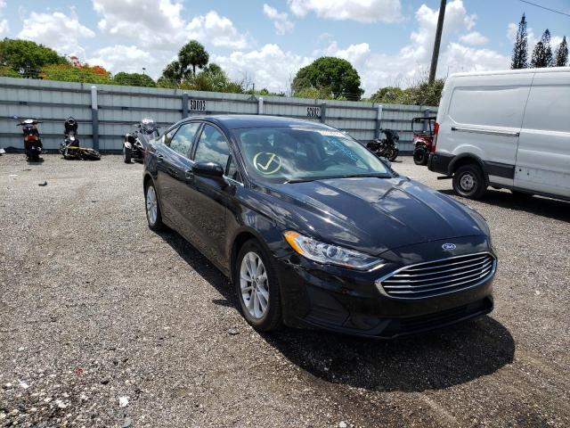 FORD FUSION SE 2020 with VIN 3FA6P0HD8LR172610 - Photo from auction