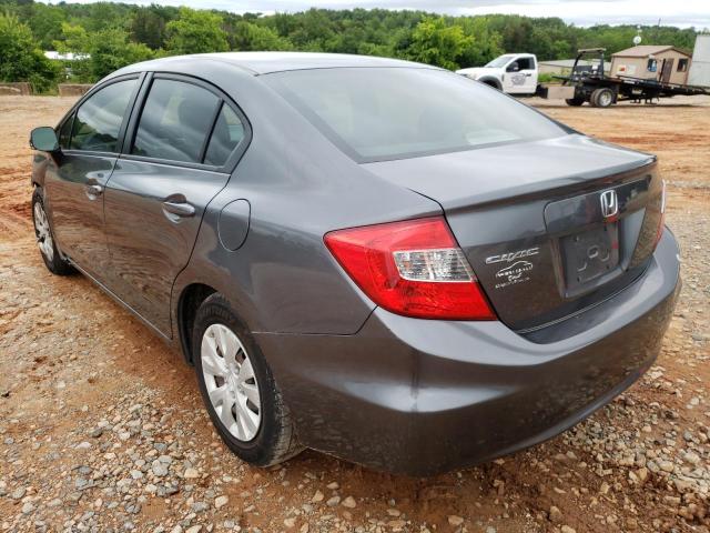 Photo 3 from auction – 2012 HONDA CIVIC LX with VIN 19XFB2F52CE311833