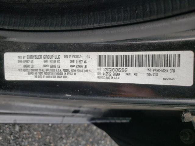 Photo 10 from auction – 2014 DODGE AVENGER SE with VIN 1C3CDZABXEN223697
