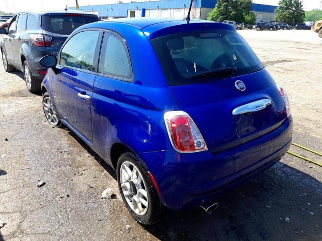 Photo 3 from auction – 2013 FIAT 500 POP with VIN 3C3CFFARXDT511627