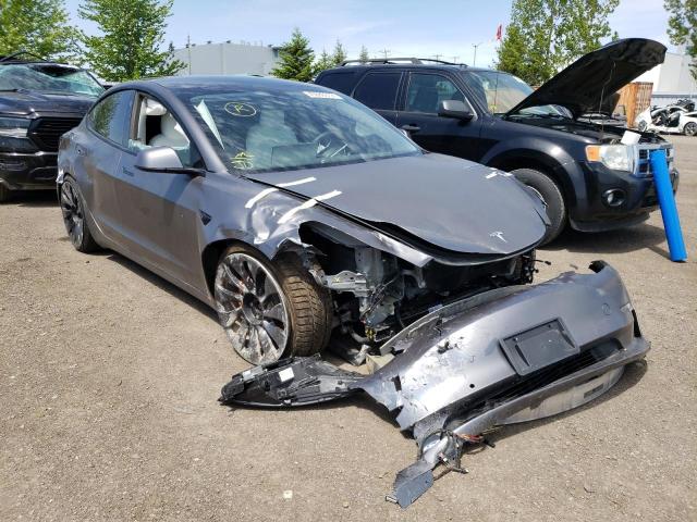 TESLA MODEL 3 2021 with VIN 5YJ3E1EC3MF913527 - Photo from auction