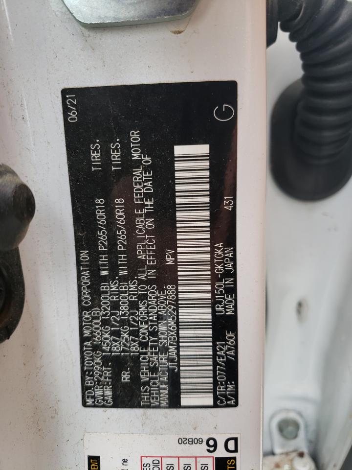 Photo 10 from auction – 2021 LEXUS GX 460 PRE with VIN JTJAM7BX6M5297888