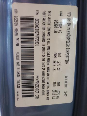 Photo 10 from auction – 2007 CHRYSLER 300C with VIN 2C3KA63H67H776931