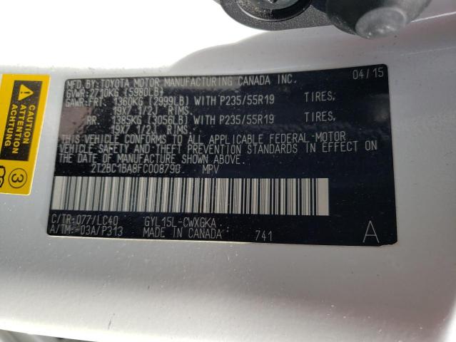 Photo 10 from auction – 2015 LEXUS RX 450H with VIN 2T2BC1BA8FC008790