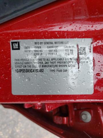 Photo 10 from auction – 2012 BUICK VERANO with VIN 1G4PS5SK9C4155482