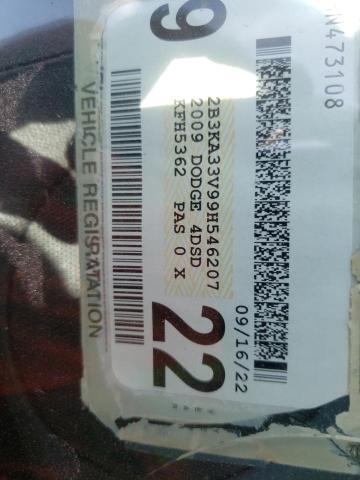 Photo 10 from auction – 2009 DODGE CHARGER SX with VIN 2B3KA33V99H546207