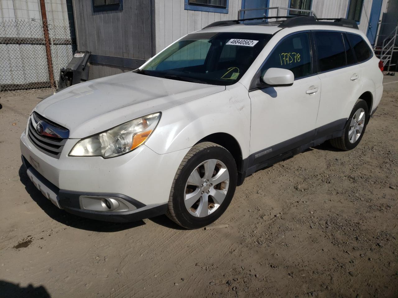 Photo 2 from auction – 2011 SUBARU OUTBACK 2. with VIN 4S4BRCKC4B3409994