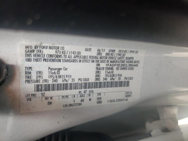 Фото 10 с аукциона – 2013 FORD FOCUS S с VIN 1FADP3E28DL380448