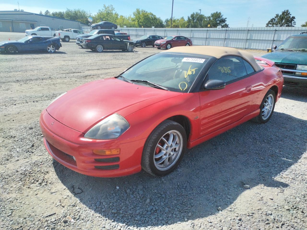 Photo 2 from auction – 2001 MITSUBISHI ECLIPSE SP with VIN 4A3AE85H41E190518