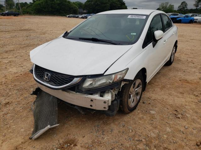 Photo 2 from auction – 2014 HONDA CIVIC LX with VIN 19XFB2F50EE063620