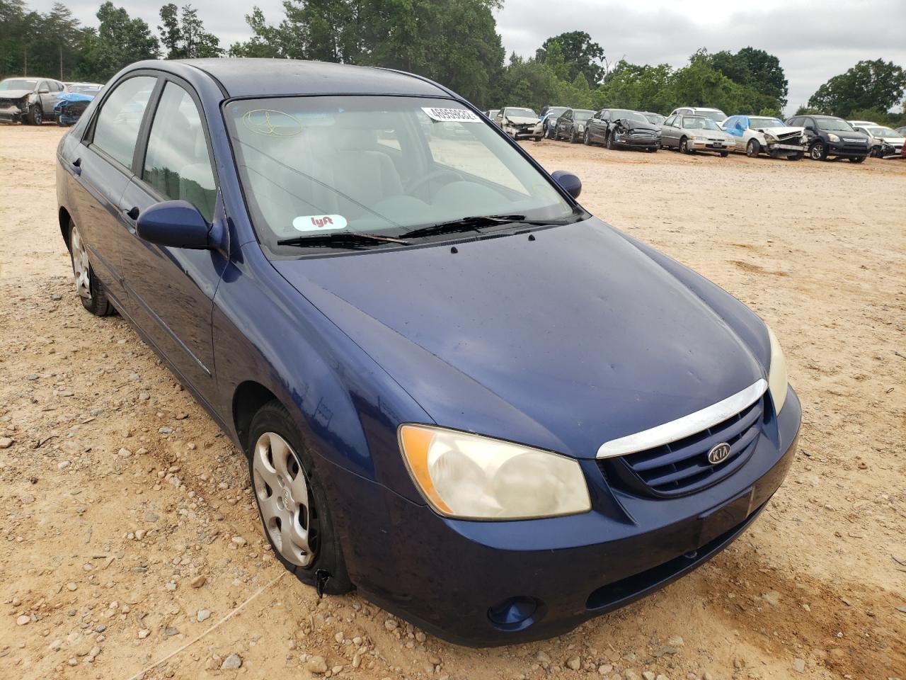 KIA SPECTRA LX 2006 with VIN KNAFE121065331936 - Photo from auction
