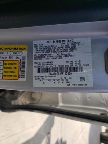 Photo 10 from auction – 2015 FORD FUSION S with VIN 3FA6P0G74FR113456