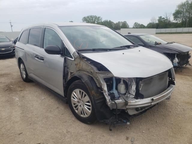 HONDA ODYSSEY LX 2014 with VIN 5FNRL5H27EB078236 - Photo from auction
