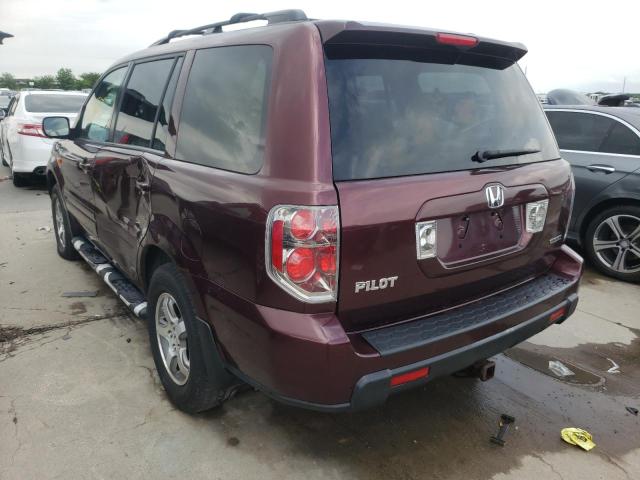 Photo 3 from auction – 2007 HONDA PILOT EXL with VIN 2HKYF18517H521216