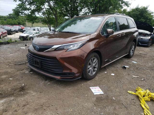 Photo 2 from auction – 2021 TOYOTA SIENNA LE with VIN 5TDBRKEC3MS073170