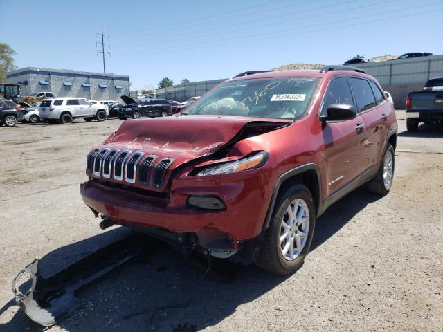 Photo 2 from auction – 2016 JEEP CHEROKEE S with VIN 1C4PJMAB8GW215507