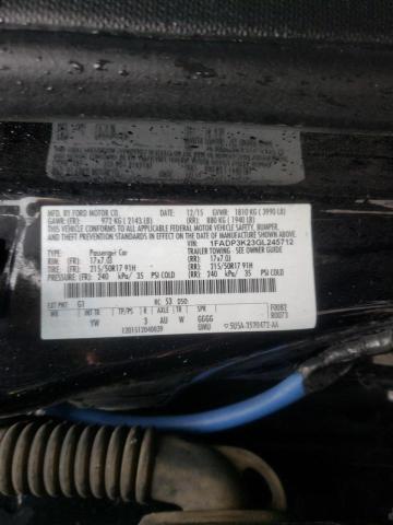 Photo 10 from auction – 2016 FORD FOCUS SE with VIN 1FADP3K23GL245712