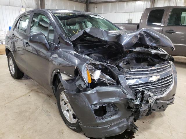 CHEVROLET TRAX LS 2016 with VIN 3GNCJNSB1GL124384 - Photo from auction