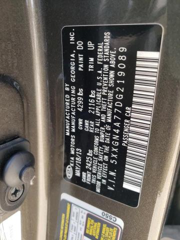 Photo 10 from auction – 2013 KIA OPTIMA EX with VIN 5XXGN4A77DG219089