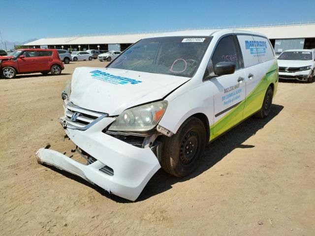 Photo 2 from auction – 2006 HONDA ODYSSEY LX with VIN 5FNRL38276B088822