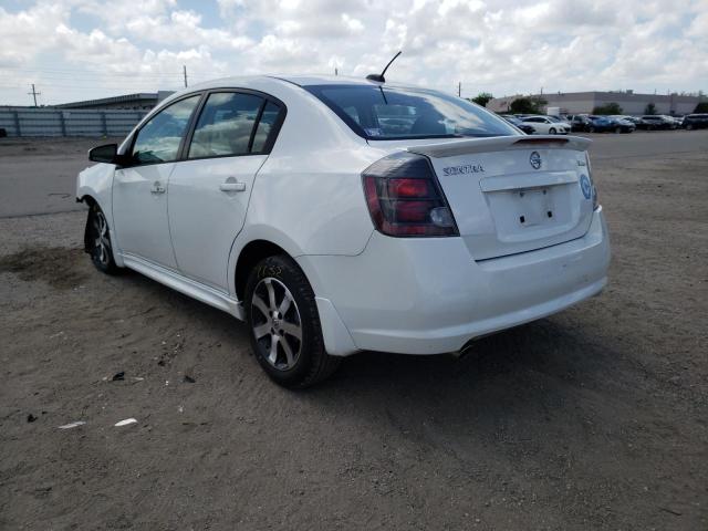 Photo 3 from auction – 2012 NISSAN SENTRA 2.0 with VIN 3N1AB6AP0CL605420