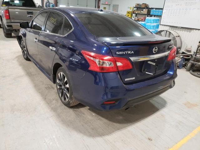 Photo 3 from auction – 2017 NISSAN SENTRA SR with VIN 3N1CB7AP8HY225542