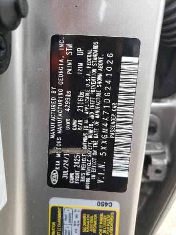 Photo 10 from auction – 2013 KIA OPTIMA LX with VIN 5XXGM4A71DG241026