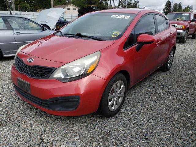 Foto 2 de la subasta – 2012 KIA RIO LX con VIN KNADM4A39C6087952