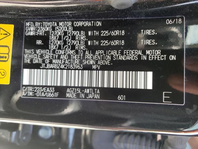 Photo 10 from auction – 2019 LEXUS NX 300 BAS with VIN JTJBARBZ4K2183963