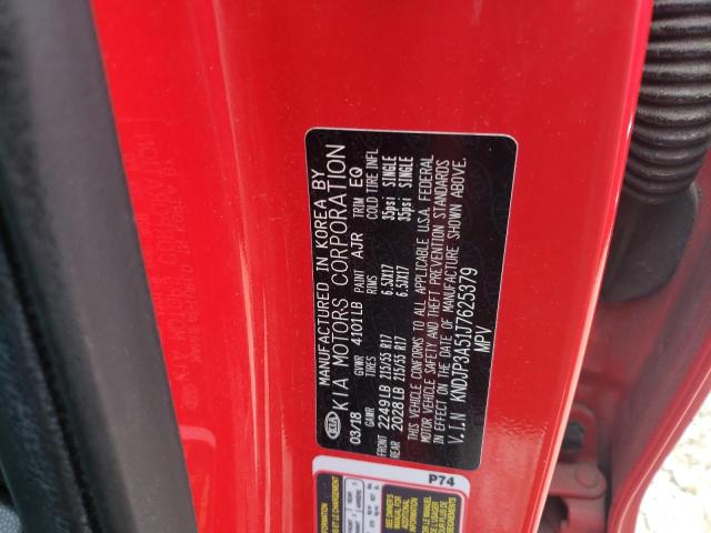 Photo 10 from auction – 2018 KIA SOUL + with VIN KNDJP3A51J7625379