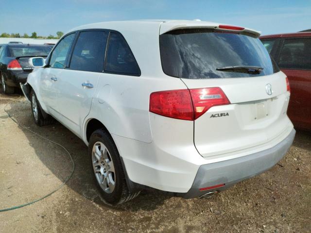 Photo 3 from auction – 2009 ACURA MDX TECHNO with VIN 2HNYD28439H505740