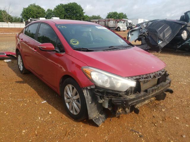 KIA FORTE EX 2014 with VIN KNAFX4A80E5194666 - Photo from auction