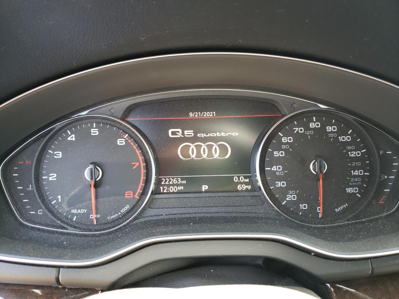 Photo 8 from auction – 2019 AUDI Q5 PREMIUM with VIN WA1ANAFY2K2100952