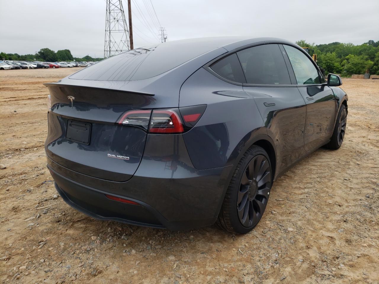 Photo 4 from auction – 2021 TESLA MODEL Y with VIN 5YJYGDEFXMF230333
