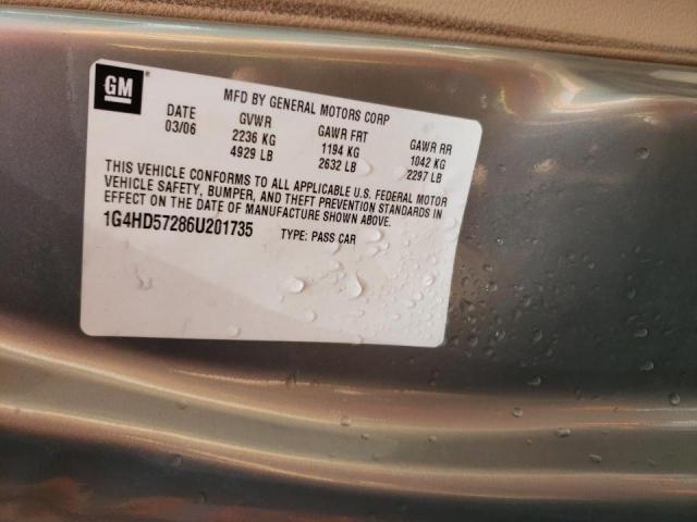 Photo 10 from auction – 2006 BUICK LUCERNE CX with VIN 1G4HD57286U201735