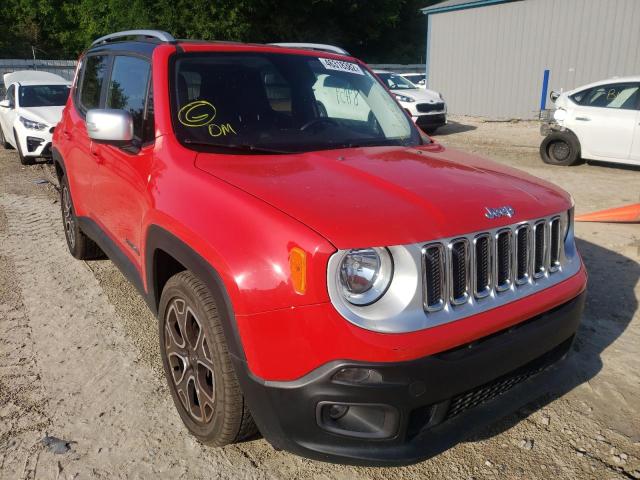 JEEP RENEGADE L 2017 with VIN ZACCJADBXHPF30977 - Photo from auction
