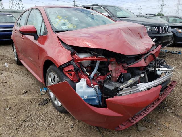 TOYOTA COROLLA LE 2020 with VIN 5YFEPRAE7LP114362 - Photo from auction