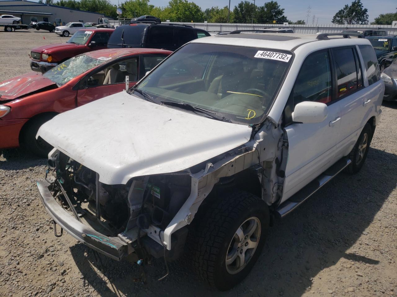 Photo 15 from auction – 2007 HONDA PILOT EXL with VIN 5FNYF18757B025027