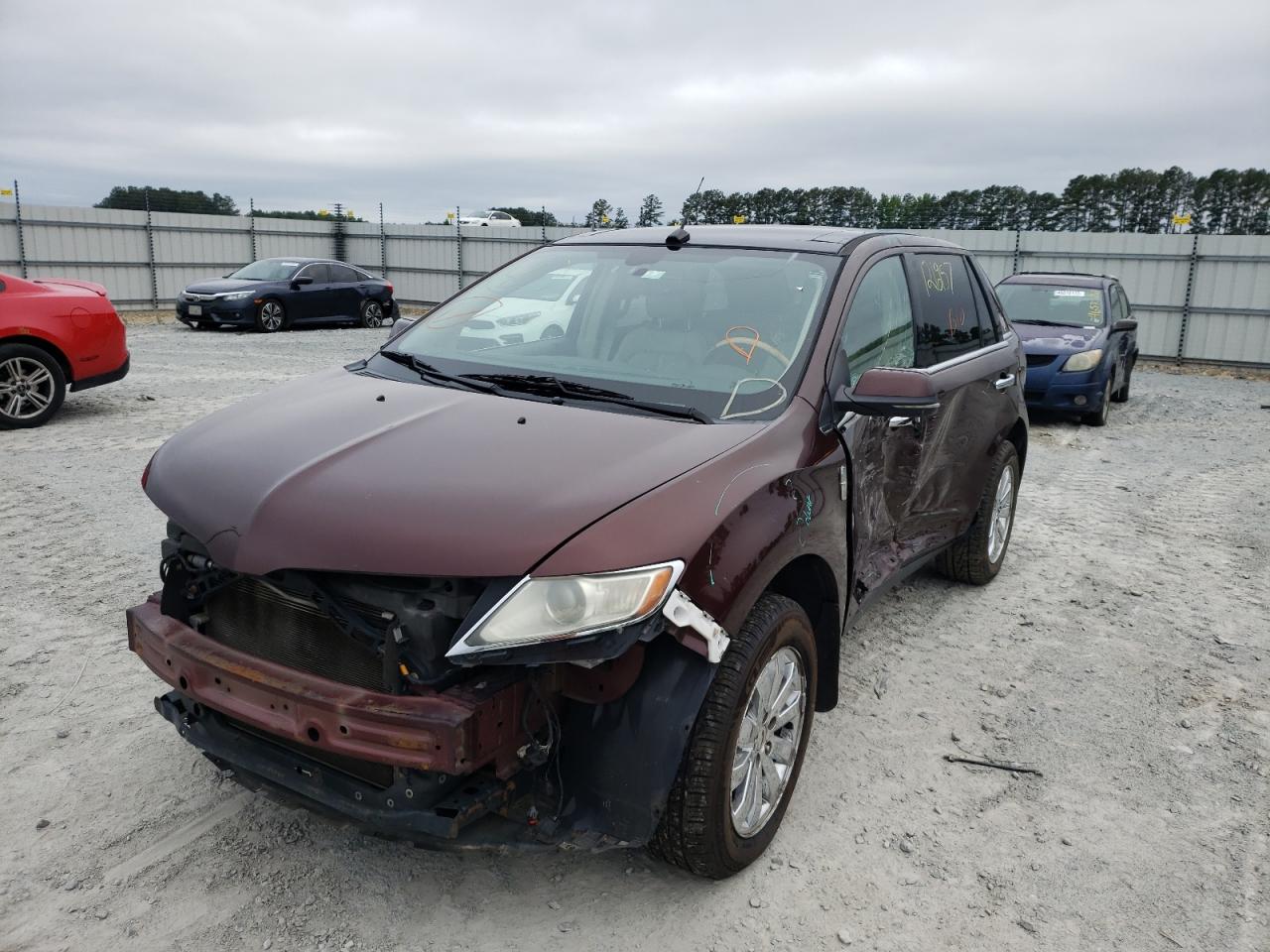 Photo 2 from auction – 2012 LINCOLN MKX with VIN 2LMDJ8JK4CBL06618