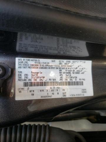 Photo 10 from auction – 2016 FORD FOCUS SE with VIN 1FADP3K24GL283241